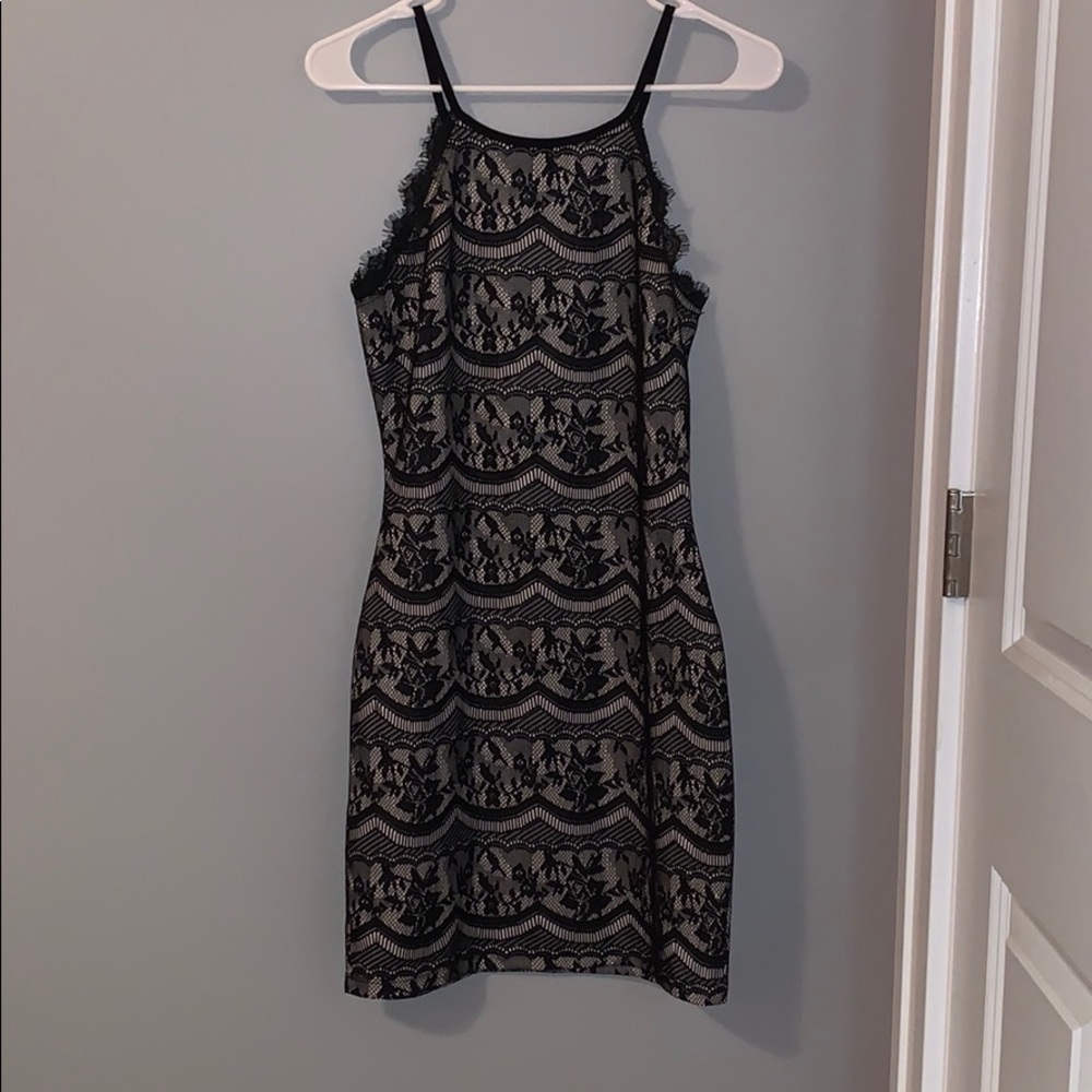 Tight lace dress